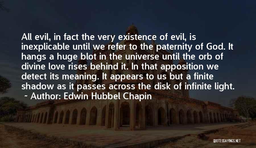 Fact In Love Quotes By Edwin Hubbel Chapin
