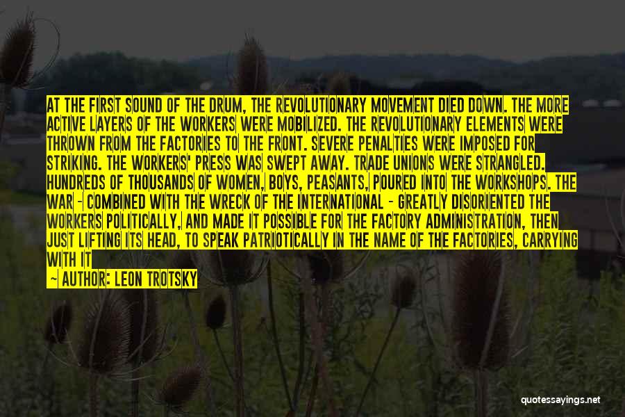 Factories Quotes By Leon Trotsky