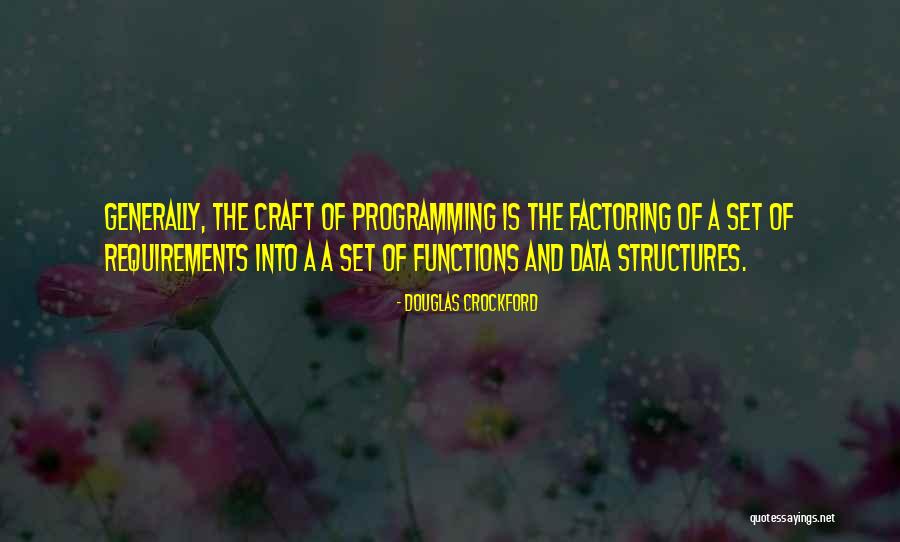 Factoring Quotes By Douglas Crockford