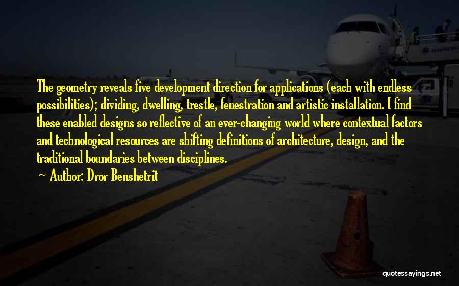 Factors Of Development Quotes By Dror Benshetrit