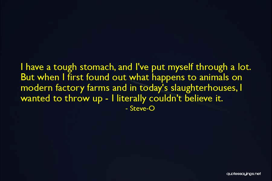 Factory Quotes By Steve-O Factory Quotes By Steve-O