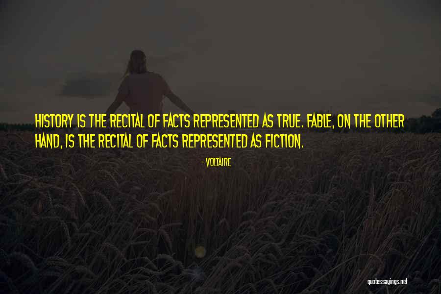 Facts And Fables Quotes By Voltaire Facts And Fables Quotes By Voltaire