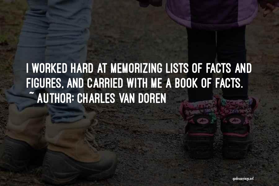 Facts And Figures Quotes By Charles Van Doren