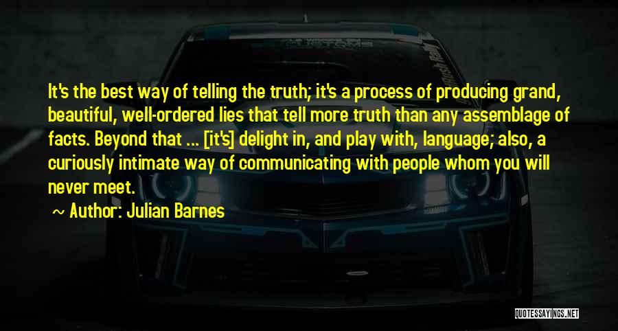 Facts And Lies Quotes By Julian Barnes