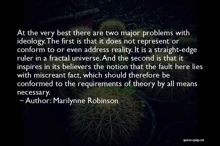 Facts And Lies Quotes By Marilynne Robinson