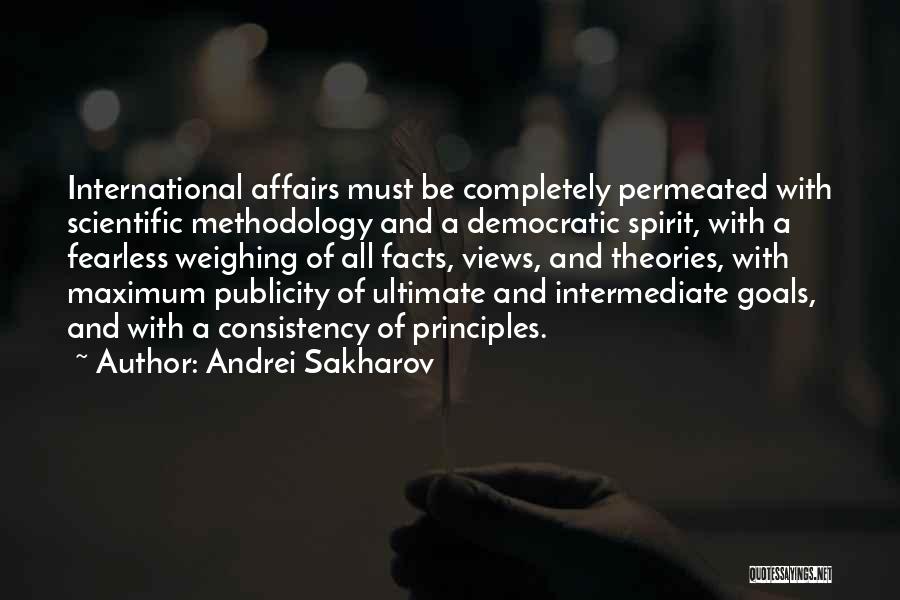 Facts And Theories Quotes By Andrei Sakharov