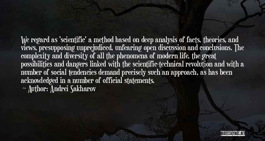 Facts And Theories Quotes By Andrei Sakharov