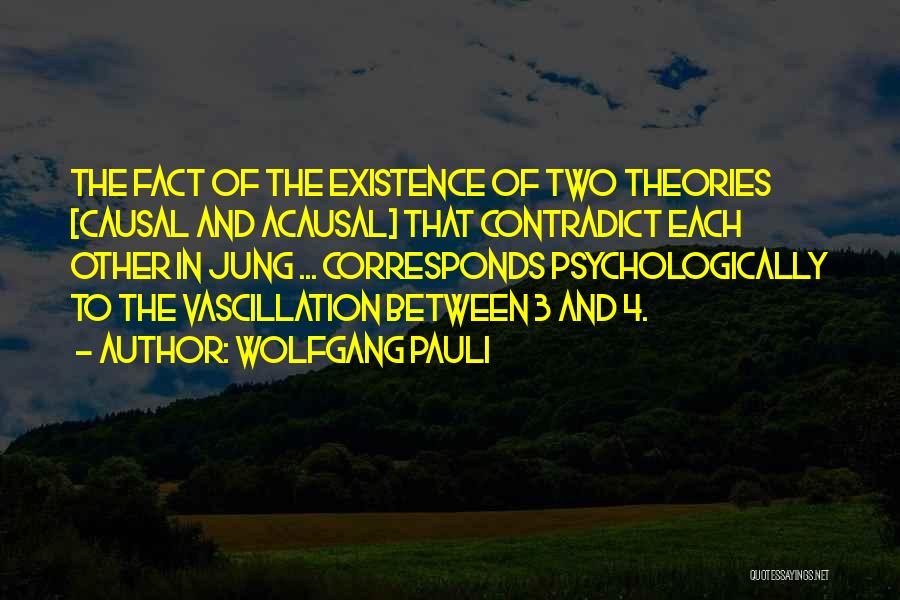 Facts And Theories Quotes By Wolfgang Pauli