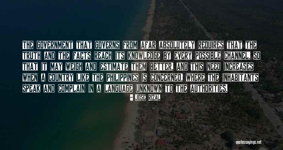 Facts And Truth Quotes By Jose Rizal Facts And Truth Quotes By Jose Rizal