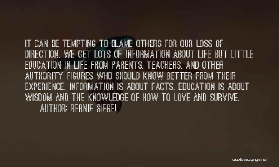 Facts.co Love Quotes By Bernie Siegel