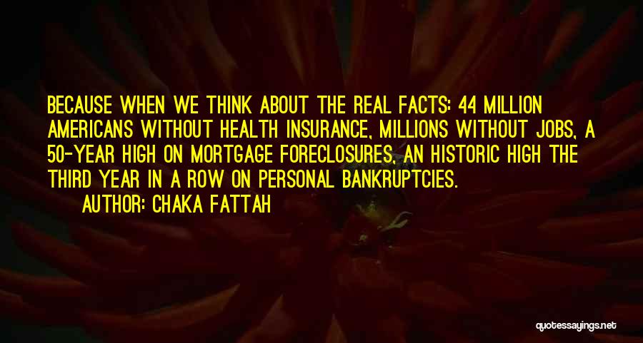 Facts Of Health Quotes By Chaka Fattah