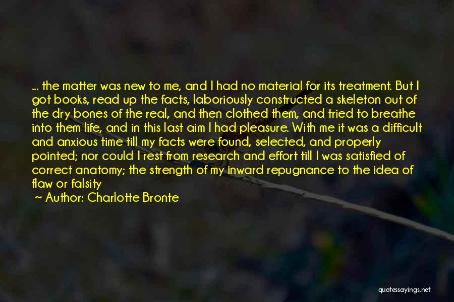 Facts Of Life Quotes By Charlotte Bronte