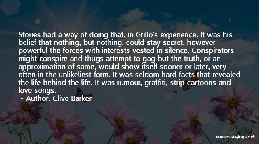 Facts Of Love Quotes By Clive Barker