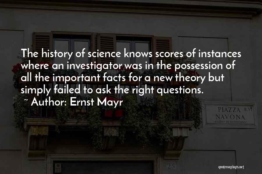 Facts Of Quotes By Ernst Mayr