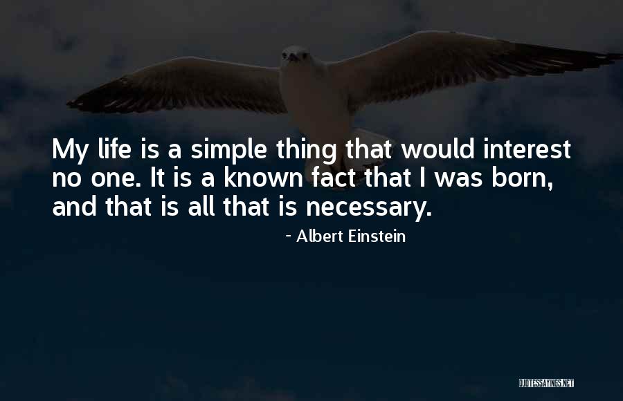 Facts Quotes By Albert Einstein