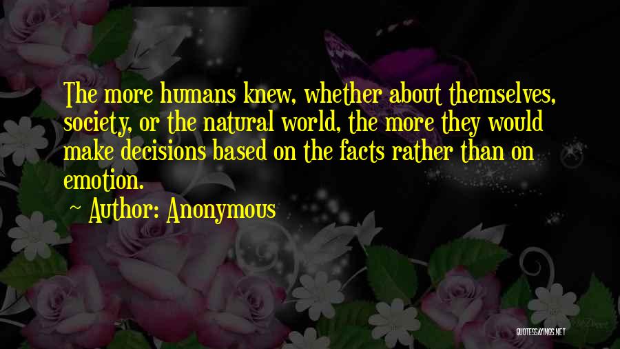 Facts Quotes By Anonymous