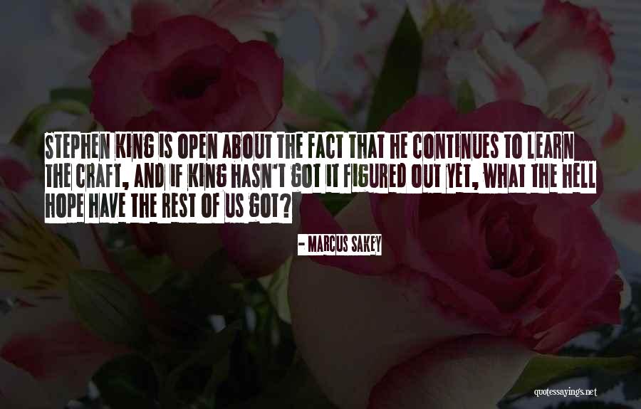 Facts To Learn Quotes By Marcus Sakey Facts To Learn Quotes By Marcus Sakey