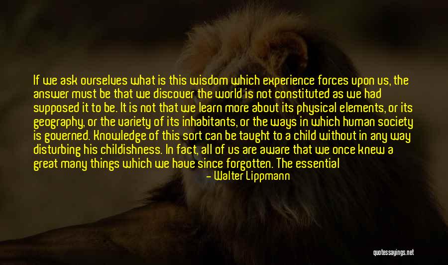 Facts To Learn Quotes By Walter Lippmann Facts To Learn Quotes By Walter Lippmann
