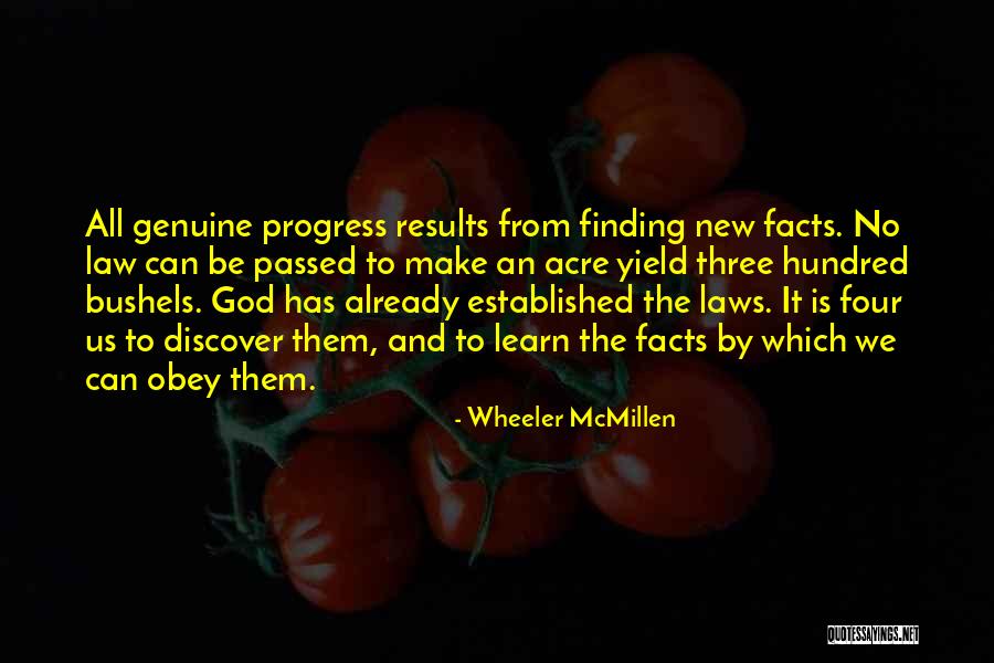 Facts To Learn Quotes By Wheeler McMillen Facts To Learn Quotes By Wheeler McMillen
