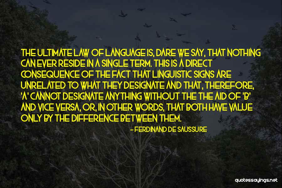 Facts To Say Quotes By Ferdinand De Saussure Facts To Say Quotes By Ferdinand De Saussure