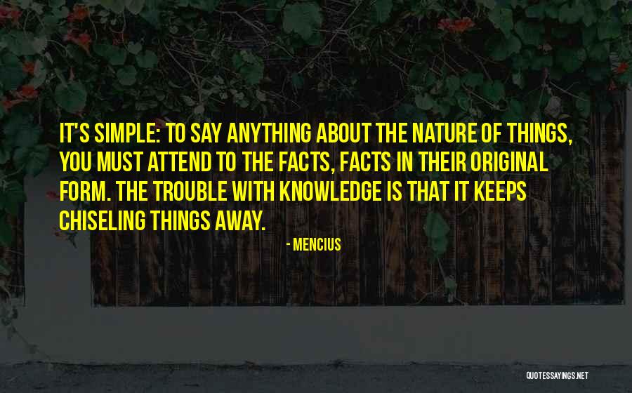 Facts To Say Quotes By Mencius Facts To Say Quotes By Mencius