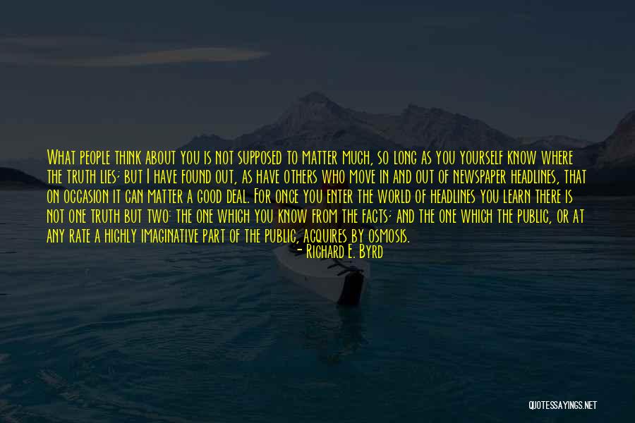 Facts To Think Quotes By Richard E. Byrd Facts To Think Quotes By Richard E. Byrd