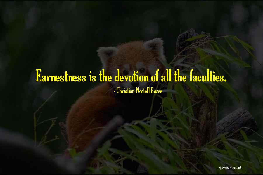 Faculties Or Faculty Quotes By Christian Nestell Bovee Faculties Or Faculty Quotes By Christian Nestell Bovee