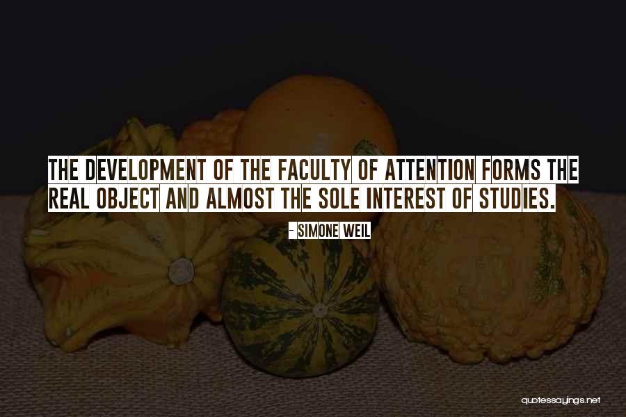 Faculty Development Quotes By Simone Weil