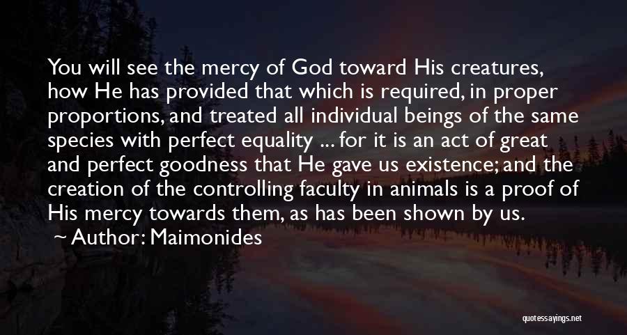 Faculty Quotes By Maimonides