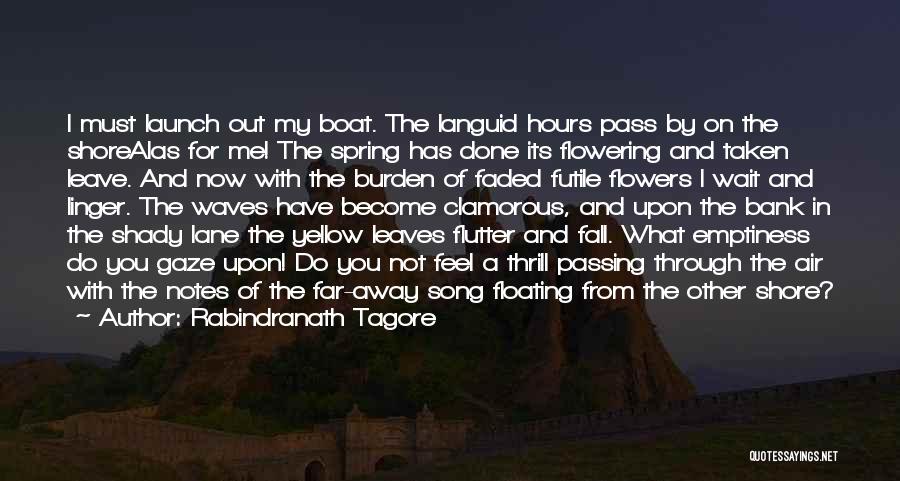 Faded Flowers Quotes By Rabindranath Tagore