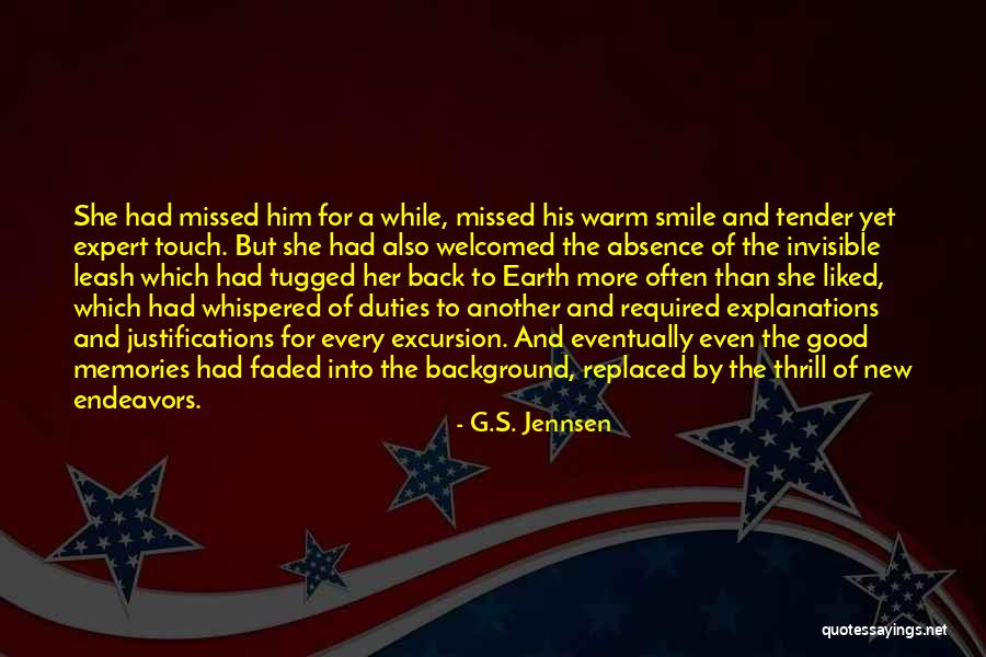 Faded Memories Quotes By G.S. Jennsen