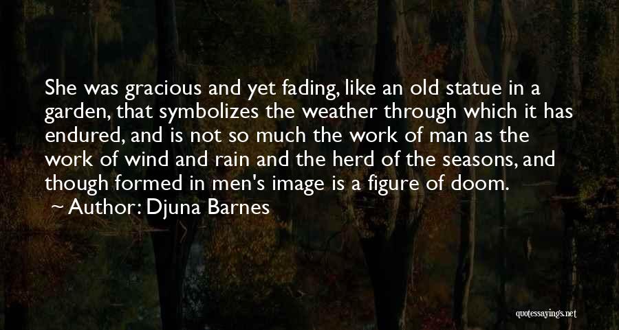 Fading Beauty Quotes By Djuna Barnes