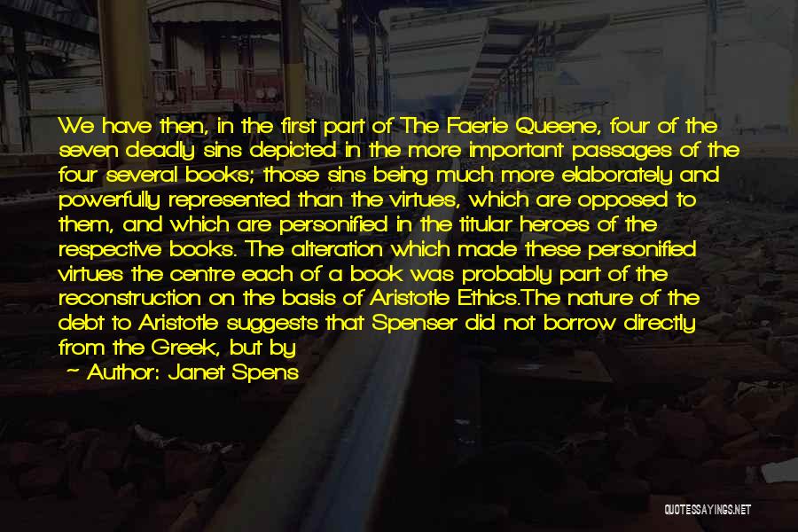 Faerie Queene Book 1 Important Quotes By Janet Spens