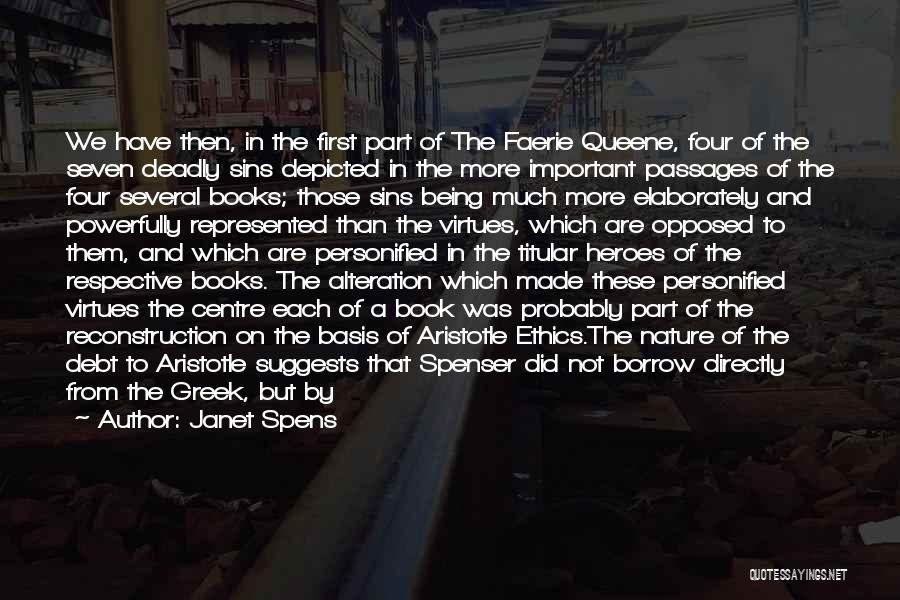 Faerie Queene Important Quotes By Janet Spens
