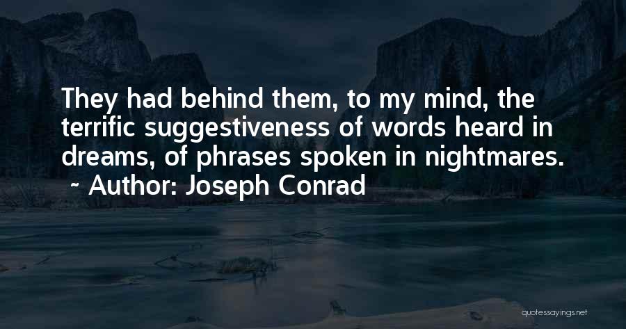Fahrenheit 451 Mildred And Clarisse Quotes By Joseph Conrad