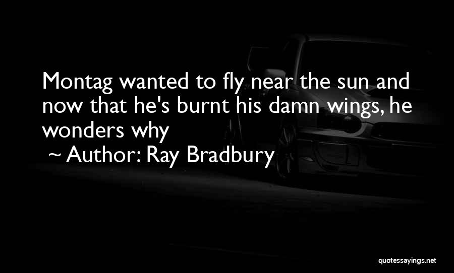 Fahrenheit 451 Montag Quotes By Ray Bradbury