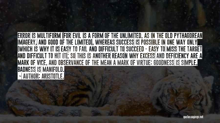 Fail And Success Quotes By Aristotle.