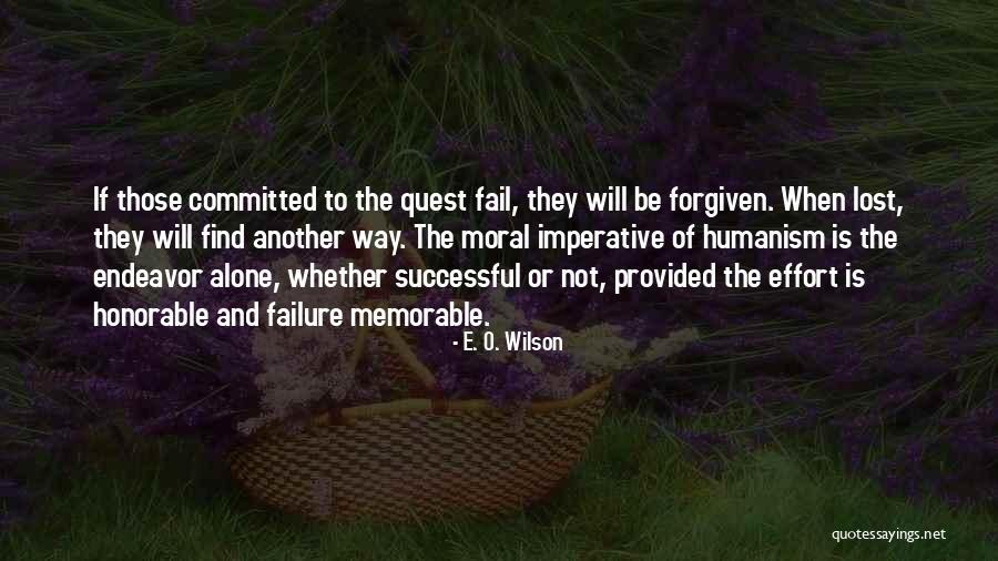 Fail Quotes By E. O. Wilson