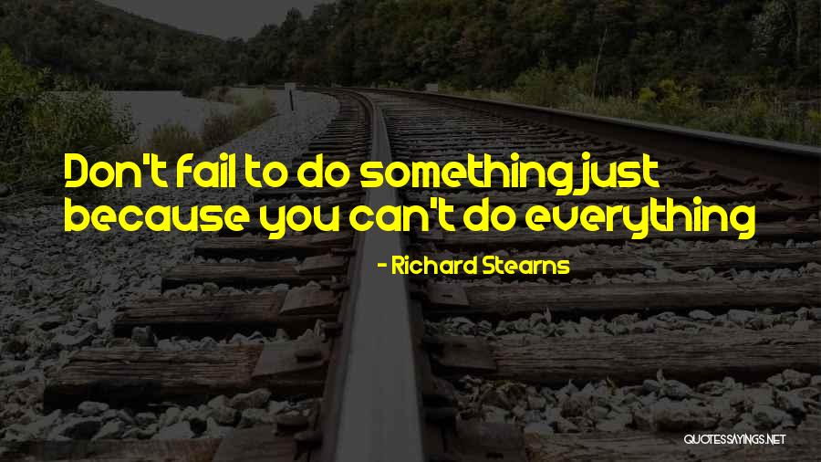 Fail Quotes By Richard Stearns