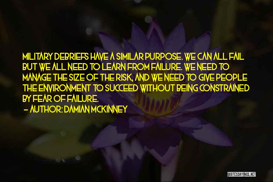 Fail Succeed Quotes By Damian McKinney