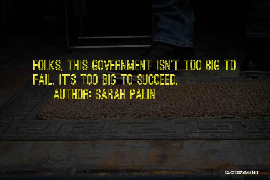 Fail Succeed Quotes By Sarah Palin