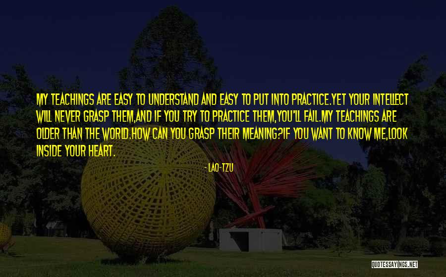 Fail To Understand Quotes By Lao-Tzu Fail To Understand Quotes By Lao-Tzu