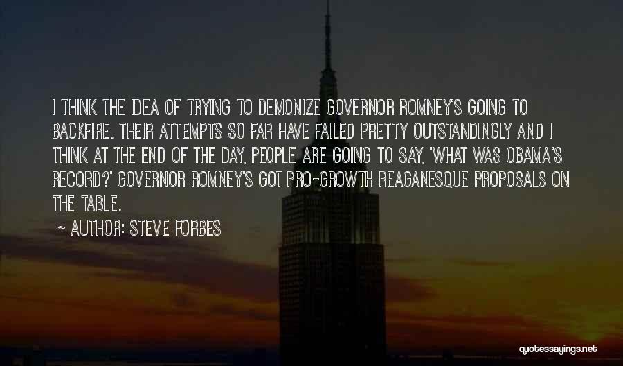 Failed Attempts Quotes By Steve Forbes