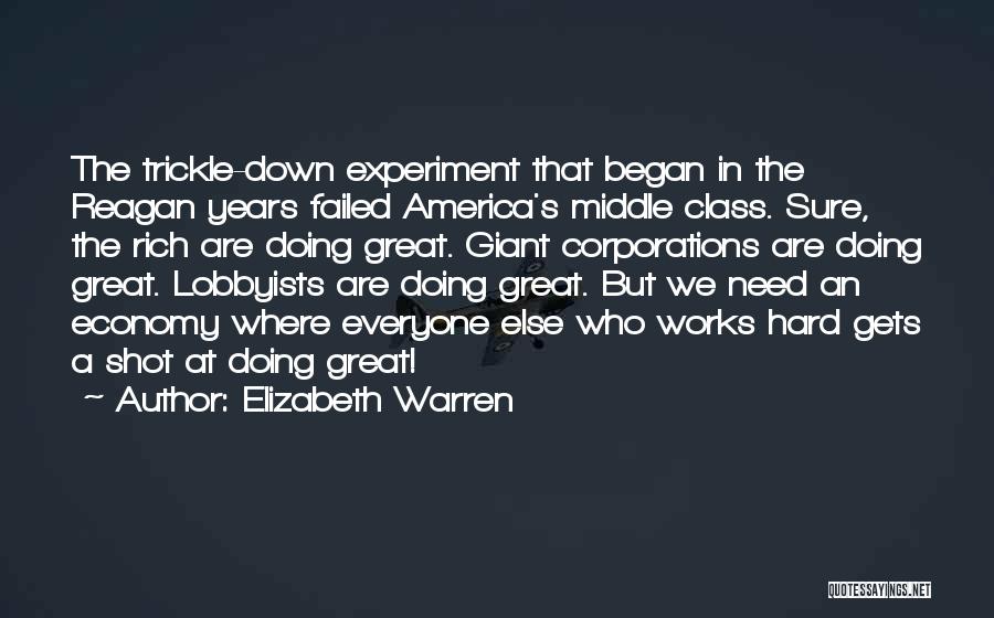Failed Experiment Quotes By Elizabeth Warren