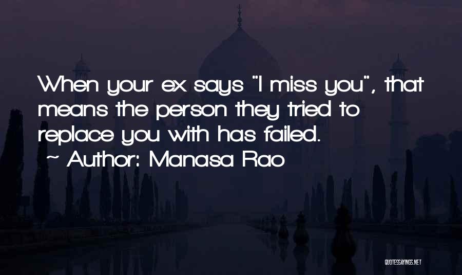 Failed Love Relationships Quotes By Manasa Rao