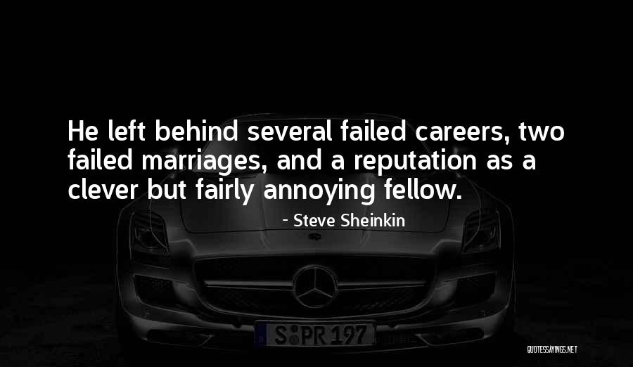 Failed Marriages Quotes By Steve Sheinkin Failed Marriages Quotes By Steve Sheinkin