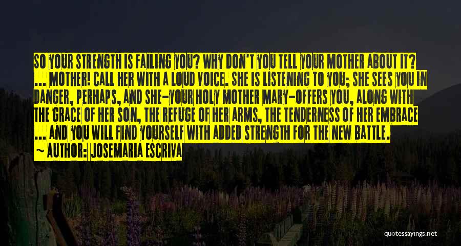 Failing As A Mother Quotes By Josemaria Escriva