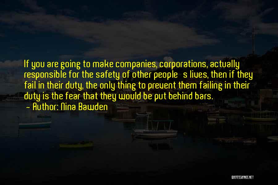 Failing Companies Quotes By Nina Bawden