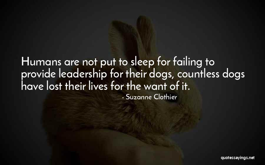 Failing Leadership Quotes By Suzanne Clothier