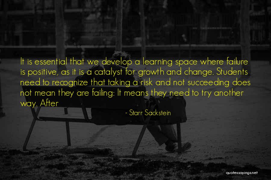 Failing Succeeding Quotes By Starr Sackstein